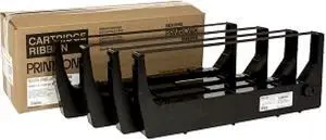 Printronix 255049-402 Standard Life Cartridge Ribbon, 4 Pack