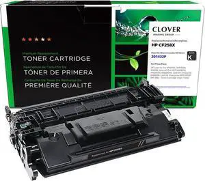 Clover Remanufactured High Yield Toner Cartridge Replacement for HP CF258X (HP 58X) | Black