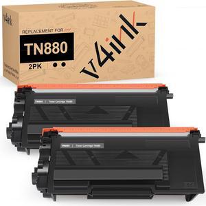 v4ink 2-Pack Compatible Toner Cartridge Replacement  TN880 TN-880 to use with HL-L6200DW HL-L6250DW HL-L6300DW HL-L6400DW MFC-L6700DW MFC-L6750DW MFC-L6800DW MFC-L6900DW (New Version)