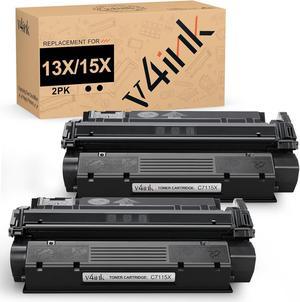 V4INK 2-Pack New Compatible High Yield C7115X Toner Cartridge Replacement for use with HP 15X HP Laserjet 1000 HP Laserjet 1005 1150 HP Laserjet 1200 1300 HP Laserjet 3300 3310 3320 3330 3380 Printer