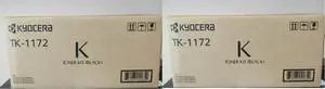 Kyocera TK-1172 Toner Cartridge 2 Pack for M2640idw with Yield 7200 Pages in Retail Packaging