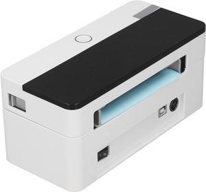 Label Printer, High Speed USB Bluetooth Connection Thermal Printer Desktop Printing Machine for Barcode Shipping Packages, Compatible with Windows 7 8 10, for WinXP, for OS X