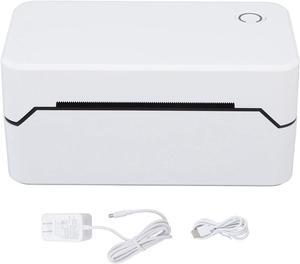 Label Printer Bluetooth Thermal Shipping Label Printer 5.9x3.1x1.7in Wireless Shipping Label Printer for for Windows iOS Android Shipping Packages 100240V 80mm(US Plug 110-240V (Wide Voltage))