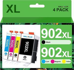 902XL Ink Cartridges Replacement  902XL Ink Cartridges to use with OfficeJet Pro 6978 6960 6968 6958 6950 6970 6962 Printers (902XL Ink Cartridges Combo Pack, Black, Cyan, Magenta, Yellow)