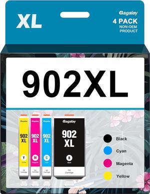 Halofox 902XL Ink Cartridges Replacement for HP 902 XL 902XL Combo