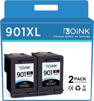 901 901xl 901 XL Black Ink Cartridge Replacement  901 Black Ink Cartridge Compatible with Officejet 4500 J4680 Printer High Yield (2 Black, 2 Pack)