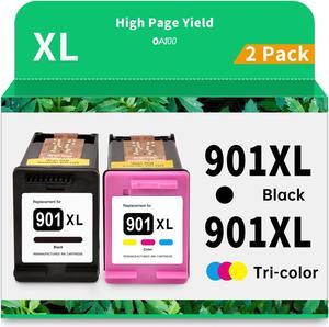 901XL 901 Ink Cartridges  Printers Remanufactured Ink Cartridges Replacement  901 Ink Cartridges for OfficeJet J4680 J4580 J4680c J4550 J4524 J4540 J4500 J4660 J4640 4500 G510n HP901XL