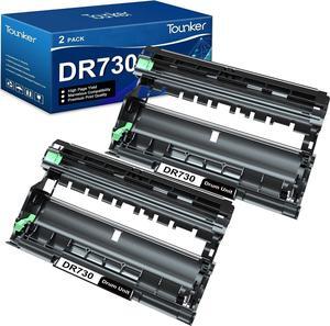 Tounker DR730 Drum Unit Compatible Replacement  DR730 DR-730 DR 730 for HL-L2350DW HL-L2395DW HL-L2370DW HL-L2390DW MFC-L2710DW MFC-L2750DW DCP-L2550DW Printer (2 Drum, NOT Toner)
