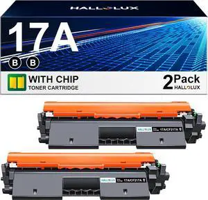 17A CF217A Toner Cartridges Replacement  17A CF217A to Compatible with Laserjet Pro M102w M130fw, Laserjet Pro MFP M130fw M130nw M130fn M130a Printer, 2 Black, High Yield (with Chip)
