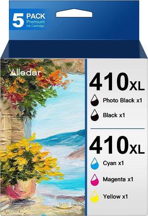 410XL Ink Cartridges Remanufactured Replacement  410 XL 410XL T410XL Ink Cartridges Combo Pack for Expression XP-830 XP-530 XP-640 XP-630 XP-635 XP-7100 (5 Pack)