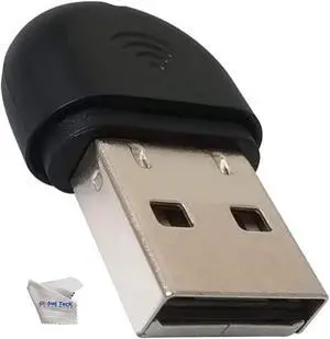 Yealink WF40 USB Wi-Fi Dongle Adapter for SIP IP Phones- Compatible Models - T27G, T29G, T46G, T48G, T41S, T42S, T46S, T48S, T52S, T54S- Global Teck Microfiber Cloth