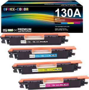 4-Pack Compatible  130A Black,Cyan, Magenta, Yellow Toner Cartridges  Color Laserjet pro MFP m177fw,M176n Printer Ink