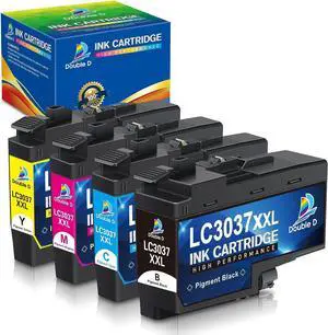 LC3037 LC3037XXL Ink Cartridges Compatible Work with Brother LC3037 LC3037XXL LC3039, High Yield for MFC-J6945DW MFC-J5845DW XL MFC-J5945DW MFC-J6545DW XL (BK/C/M/Y) 4 Pack