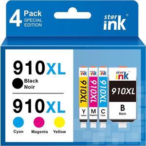 Starink 910XL Ink Cartridges  Printer Replacement for   910 hp910xl Compatible with OfficeJet Pro 8025 8035 8020 8025e 8035e 8022 8028 8030 8010 Printer(Black/Color) 4-Pack