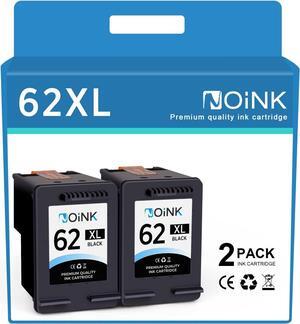 62 Black Ink Cartridge Ink 62 Black Replacement  62 Black Ink Cartridge 62 Black Ink Cartridge  Printers to use with Envy 5540 5640 OfficeJet 5740 (2 Black, 2-Pack)