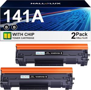 141A Toner Cartridge (with Chip)  141A Black Laserjet Toner Cateridge W14101A Compatible  Laserjet M110w MFP M139w M140w Printer(2 x Black 141A Toner Cartridges)