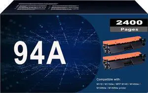 MYTONER 94A CF294A Toner Compatible Replacement  94A 94X Toner Cartridge CF294A CF294X for Laserjet MFP M148fdw M148dw Pro M118dw M148fdw Printer Black,2-Pack