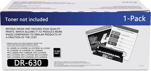 DR-630 Drum Unit Replacement  DR630 Drum Unit High Yield HLL2300D HLL2305W HLL2315DW MFCL2700DW DCPL2520DW DCPL2540DW Printer Black 1 Pack (Toner not Included)