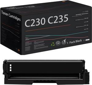 Compatible for Xerox 006R04391 006R04392 006R04393 006R04394 Toner Cartridges, High-Yield Work for Xerox C230 C235 Printer - Estimated Yield 3500 Pages (1 Pack Black)