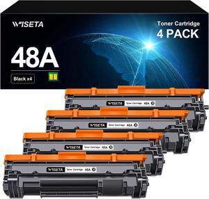 48A Toner Cartridge Black - Compatible CF248A Toner Cartridge Replacement  48A Compatible with Laserjet Pro M15w Toner Laserjet Pro M29w M28w M30w M31w MFP M28a M29a M15a M16w Printer 4 Black 1