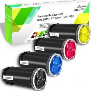 4 Colors Remanufactured Toner Cartridges C500 C505 GREENPRINT Standard Capacity 5000 Pages for BK & 2400 Pages for C M Y for Xerox VersaLink C500 C505 C500DN C500N C505S C505X Laser Printers