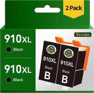 YUUSHA 910XL Compatible Ink Cartridge Replacement  910XL 910 XL Compatible with OfficeJet Pro 8020 8025 8028 8035 OfficeJet 8010 8015 8018 8022 (2 Black)
