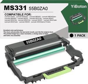 YiBoton Remanufactured 55B0ZA0 Drum Unit 55B0ZA0 Imaging Unit Compatible  MS331 B3340dw B3442dw M1342 MB3442adw MB3442i MS331dn MS431dn MX331adn MX431adn XM1342 Printer