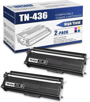 TN436 Compatible TN-436 Black Super High Yield Toner Cartridge Replacement for Brother TN-436 HL-L8260CDW HL-L8360CDW DCP-L8410CDW MFC-L8610CDW Toner.(2 Pack)