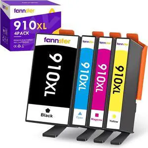 910XL Ink Cartridges Combo Pack  910 XL Replacement Compatible with OfficeJet Pro 8020 8025 8028 8035 8030 8010 8015 8018 8022 Printer (1BK+1C+1M+1Y)