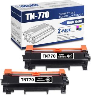 TN770 Compatible TN-770 Black High Yield Toner Cartridge Replacement  TN-770 DCP-L2550DW MFC-L2710DW HL-L2350DW HL-L2370DW HL-L2390DW Toner.(2 Pack)