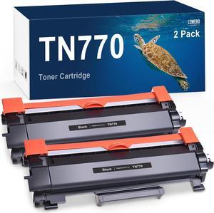 TN770 LemeroUexpect Compatible Replacement  TN-770 TN760 Super High Yield Toner TN770  Printer HL-L2370DW HL-L2370DWXL MFC-L2750DW MFC-L2750DWXL (Black, 2-Pack)