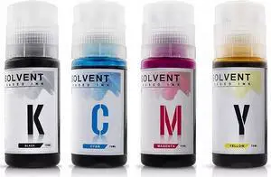 Eco Solvent Ink  Printer ET-15000 ET-2800 ET-2803 ET-4800 ET-2850 ET-2720 ET-2760 ET-2750 ET-4700 Water Based Ecosolvent Ink Eco-Solvent Ink (4×70ML/Auto-Fill/Syringe-Free)