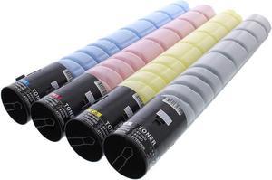 Office Joon TN321K, TN321Y, TN321C, TN321M 4-Pack Black, Cyan, Magenta, Yellow Toner Cartridge Compatible with Konica Minolta ADC286/ADC366 & Bizhub 224e/C364e/C284e/C224/C284/C364/C7822/C7828 Series