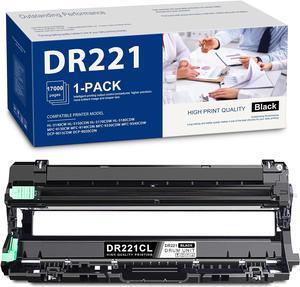 DR221CL Drum Unit 1-Pack Compatible DR-221CL Drum Unit Black Replacement  DR221CL Drum Unit HL-3170CDW 3180CDW MFC-9330CDW 9340CDW DCP-9015CDW Printer (Not Include Toner)