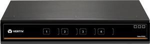 Vertiv Cybex Secure 4K UHD KVM 4-Port DVI-I DH NIAP EAL4+ TAA (SC940-001)