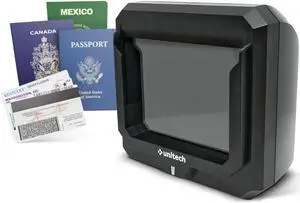 Unitech TS200 SwiftScan Identification, Passport, 2D Barcode, MRZ and Mobile ID Reader Scanner