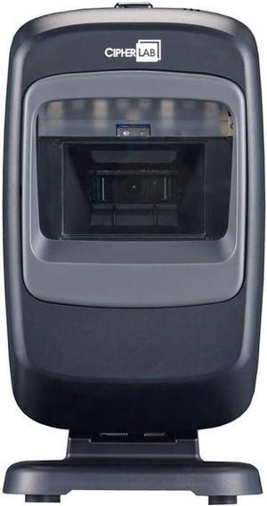 CipherLab 2200 Series 2D Imager Omnidirectional Presentation Scanner w/USB Cable & Locking Mount