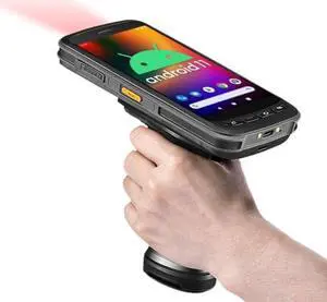 Chainway C72 Ultra Rugged Android Barcode Scanner, Pistol Grip, Android 11, Google Play, Zebra 2D/1D/QR Barcode Reader, 5.2 Vivid Screen, WiFi, GPS, 8000mAh All Day Battery (Build Your Own)