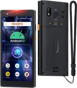 2023 MUNBYN Android Barcode Scanner with Full Screen, Andriod 12 Scanner, 5G Rugged PDA, Zebra SE4710 Barcode Scanner, 5.99" Touch Screen Mobile Computer Handheld 4+64GB, BT/Wi-Fi Data Collector IP65