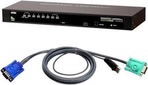Aten Network CS1308KIT CS1308 8Port USB/PS2 KVM Switch with 8 USB Cables