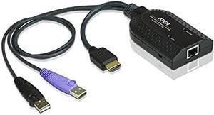 ATEN KA7168 HDMI USB Virtual Media KVM Adapt with Reader