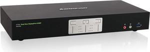IOGEAR KVMP 2-Port 4K Dual View DisplayPort with USB 3.0 and Audio(TAA). KVM Switch only - GCS1942NC