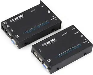 Black Box Servswitch Wizard Srx Kvm Console/extender - 1 Computer[s] - 1 - 1 X Hd-15 Video, 4 X Type A Usb, 1 X Mini-phone Audio
