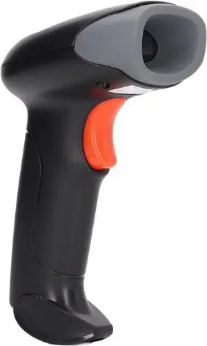 QR Code Scanner, Wireless High Accuracy Barcode Reader Compact Portable ABS Shell Quick Response for Clothing Stores