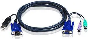 Aten 1.8 metres USB KVM Cable PC to PS/2 Switch