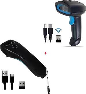 Handheld 2D QR Code Scanner Wireless and Portable Mini 2D Bluetooth Barcode Scanner