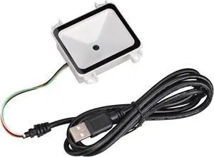 Zxsdjksd Embedded 2D Barcode Scanner USB QR Barcode Reader RS232 TTL Interface Kiosk Small Fixed Installation Barcode Printer Durable
