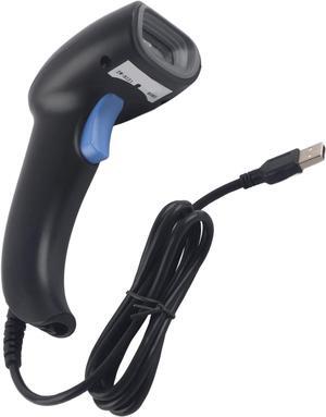 Bar Code Reader 1 Dimensional Scanning Gun USB Laser Barcode Scanner Wired Handheld