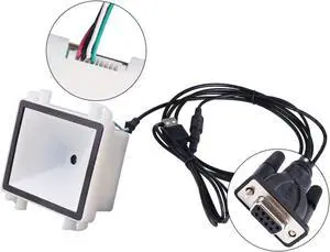 Automatic Barcode Scanning System 1D 2D CMOS QR Barcode Scanner Module Embedded Barcode Scanner Qr Pdf417 Code Reader SH-7600N (Color : RS232)