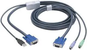 Black Box KVM Flash Cable VGA PS2 to USB 10M